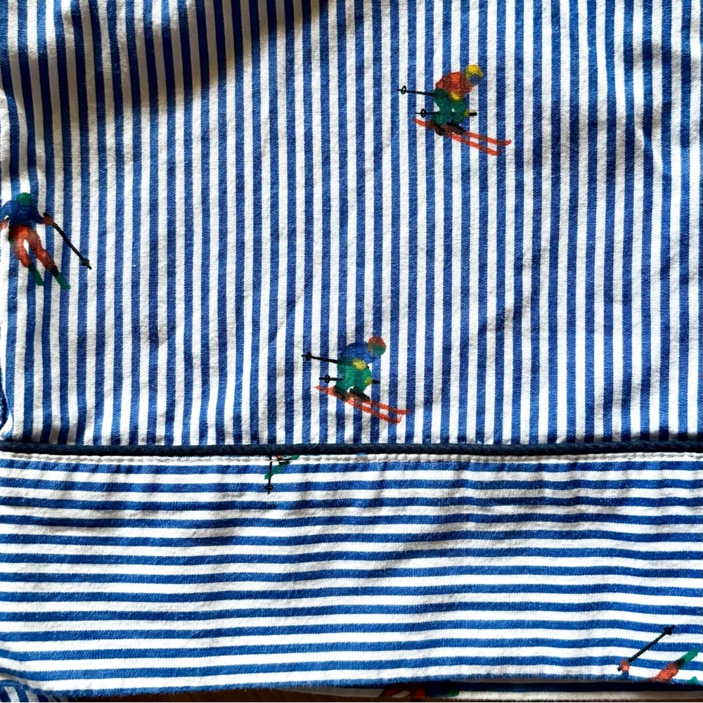 J. Crew Poplin Stripe/Skiers Pajama Pants M - Picture 5 of 7